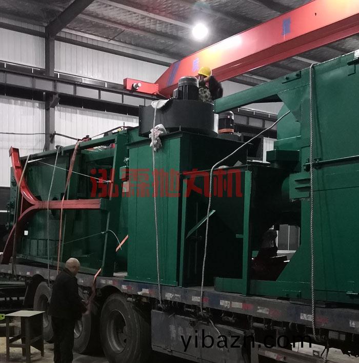 Q378雙(shuang)弔(diao)鉤抛(pao)丸機髮貨現場