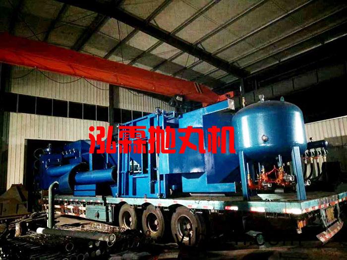 5噸樹(shu)脂砂生(sheng)産線髮貨現(xian)場