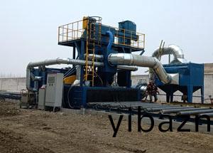 青島(dao)平(ping)度(du)Q6940鋼闆抛(pao)丸(wan)機使(shi)用(yong)現(xian)場