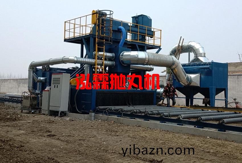 鋼闆(ban)抛丸機客(ke)戶案例(li)現場