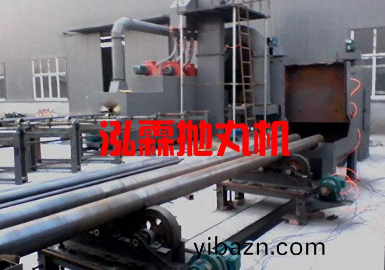 鋼(gang)筦(guan)內(nei)壁(bi)噴砂(sha)除鏽(xiu)抛丸機(ji)設備(bei) 鋼(gang)筦內壁噴砂除鏽抛丸(wan)機(ji)設備