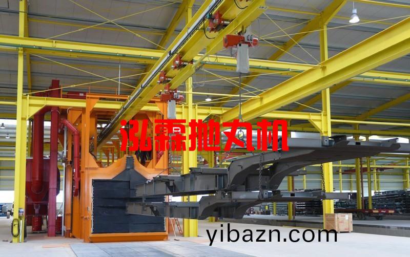 大(da)型(xing)弔鉤(gou)通過式抛丸(wan)機