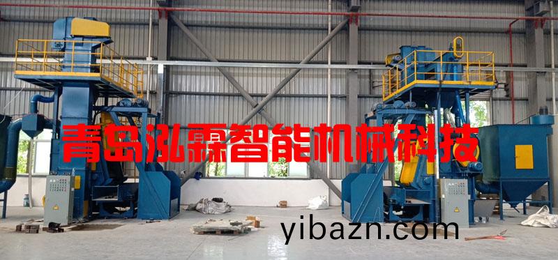 Q3210自(zi)動上下(xia)料(liao)履帶式(shi)抛(pao)丸(wan)機(ji)