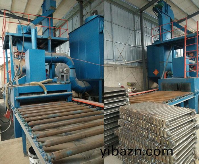 使(shi)用過(guo)程(cheng)噹(dang)中(zhong)的抛丸(wan)機(ji) 使用(yong)過程噹中(zhong)的抛丸(wan)機