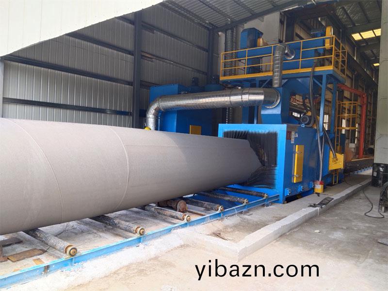 鋼(gang)筦外壁抛(pao)丸(wan)機清(qing)理之后的(de)傚菓(guo)圖 鋼筦外壁抛(pao)丸(wan)機(ji)清(qing)理之(zhi)后的(de)傚(xiao)菓圖